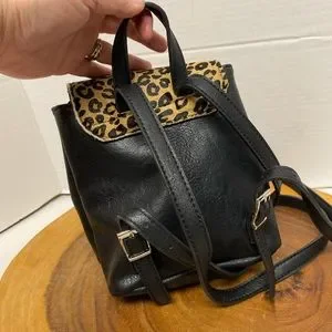 Brandy Melville Bags Brandy Melville John Galt Leather Pony Hair Mini Backpack Poshmark
